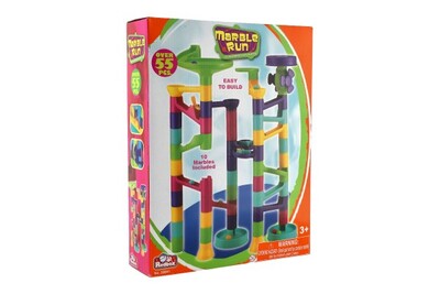 Circuit De Billes 197 Pièces – Jeu De Construction Éducatif Pour Enfants, Avec 30 Billes