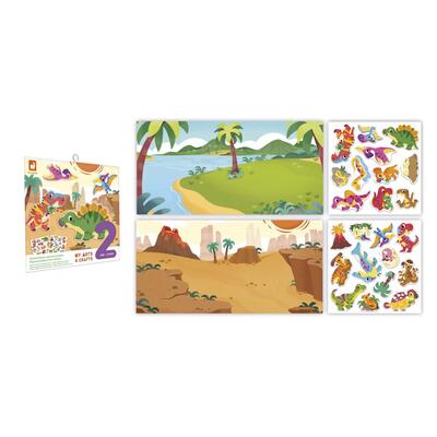 J09158_Janod_My_arts&crafts_Kreativna_sada_Prelepovatelne_samolepky_pre_deti_Dinosaury_02.jpg