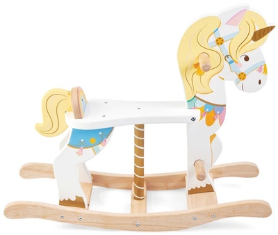PL134-Wooden-Unicorn-Carousel-Rocking-Horse-Glitter-Gold-Magical-Side.jpg