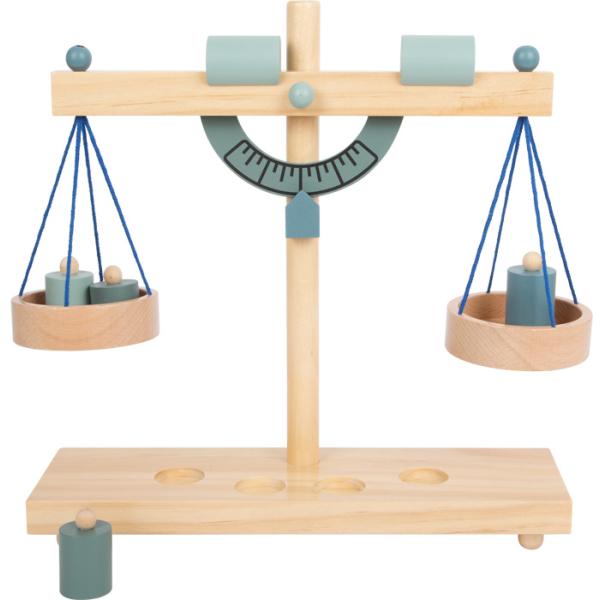 Small Foot Misková váha šedomodrá