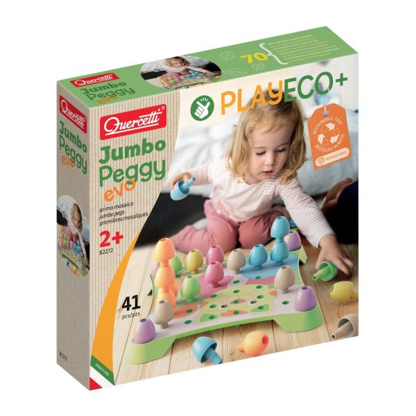 Quercetti PlayEco - Jumbo Peggy Evo - mozaika
