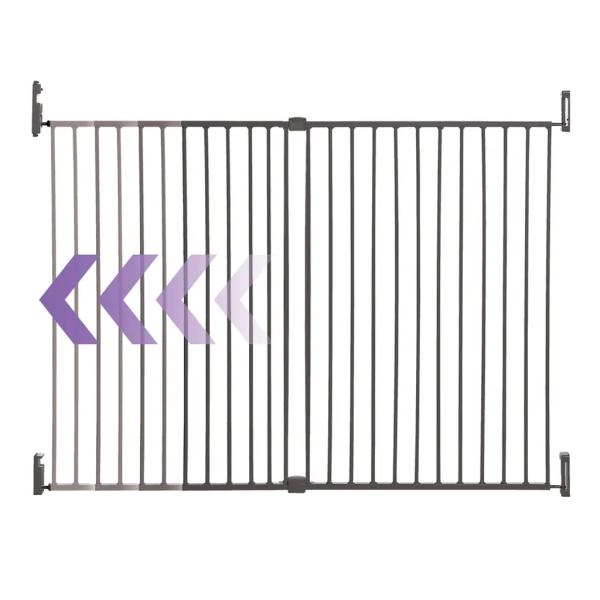 Dreambaby Zábrana bezpečnostní Broadway 2-panelová extra široká 76-134,5 cm bílá (obrázek 6)