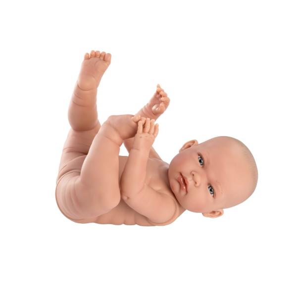 Llorens 84302 NEW BORN DÍVKO – realistické miminko s celovinylovým tělem – 43 cm