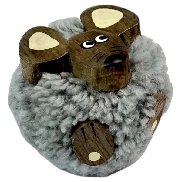 2Kids Toys Dřevěná magnetka velká pompon Myš (obrázek 4)