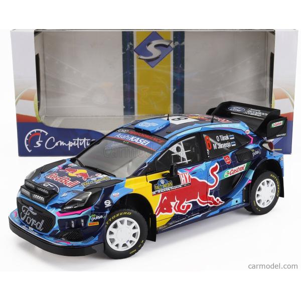 1:18 FORD PUMA RALLY1 HYBRID BLUE #8 TANAK RALLY SUEDE 2023