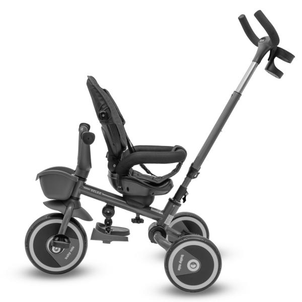 Dětská Tříkolka Baby Mix 5v1 RELAX 365° šedá