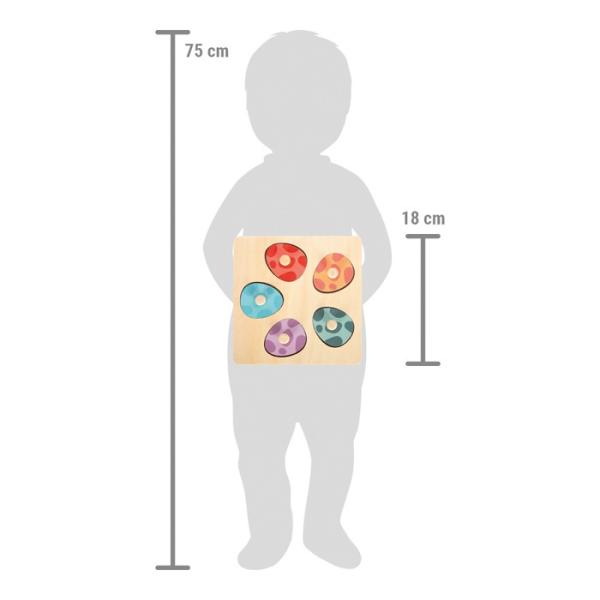 Small foot Dřevěné paměťové puzzle Dino (obrázek 5)