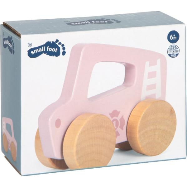 small foot Dřevěné auto na tlačení Růžové (obrázek 3)