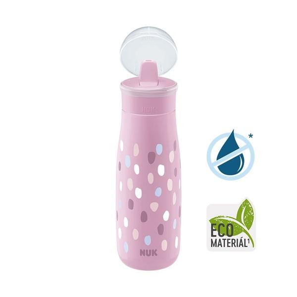 NUK Láhev Mini-Me Flip - růžová 450ml, 12m+