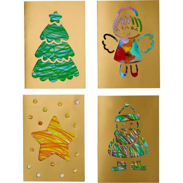 Haba Kreativní sada První čmárací kartičky Vánoční pošta (obrázek 4)