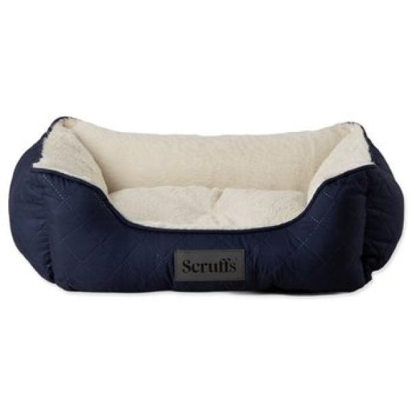 Pelíšek Scruffs Wilton Box Bed modrý S 50x40cm