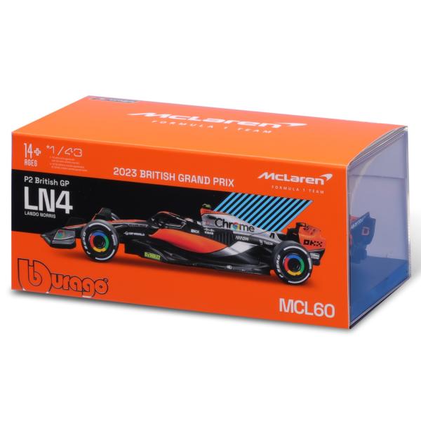 Bburago 1:24 RACE Formula F1 MODEL-KIT - McLaren F1 Team MCL38 (2024) #4 (Lando Norris) (obrázek 3)