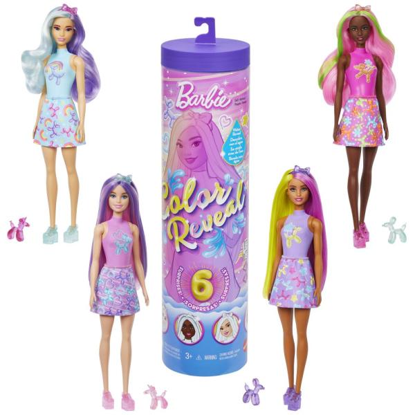 Mattel Barbie Color Reveal Barbie Balónkové zvieratká