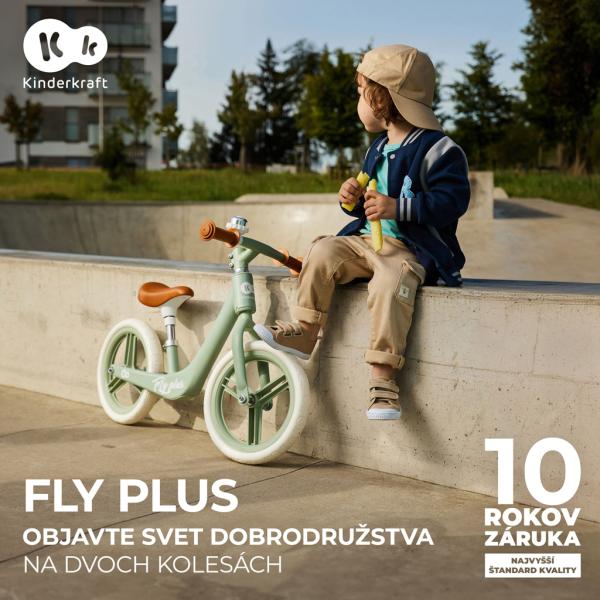 KINDERKRAFT Odrážedlo Fly Plus Powder pink