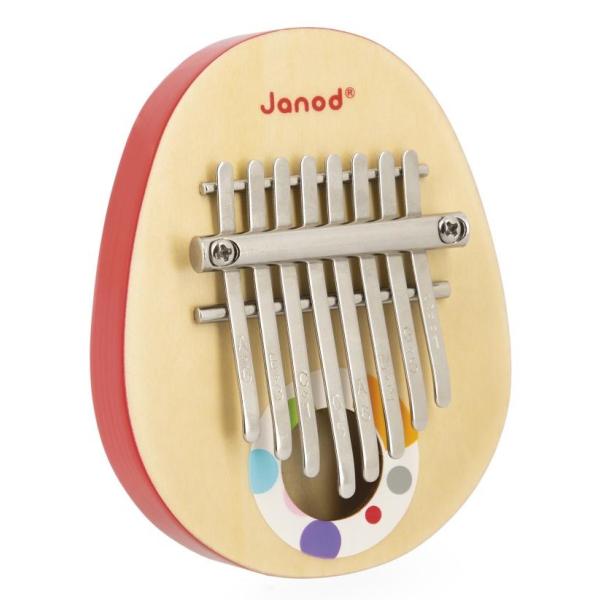 Janod Drevený hudobný nástroj Kalimba Confetti
