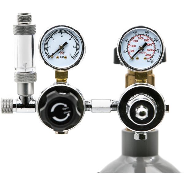 Kompletní dvoustupňová sada CO2 bez nočního vypínání s 5l lahví