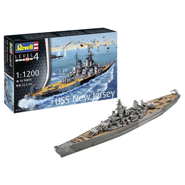 Starter Kit loď 75183 – Bitevní loď USS New Jersey (1:1200)