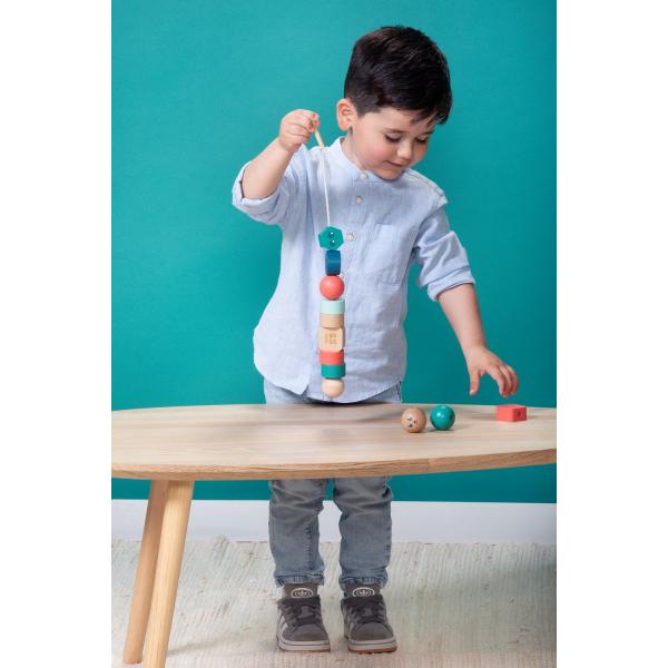 BS Toys Převlékání korálků – motorická hra