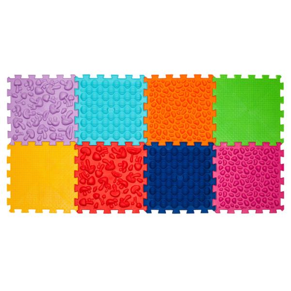 Ortek Masážna podložka „Ortek Mix Puzzle“ 8 prvkov Mäkká