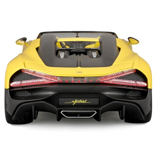 Bburago 1:18 TOP - Bugatti Mistral - Žlutá (obrázek 10)