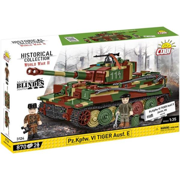 Cobi II WW PzKpfw VI Tiger Ausf E, 2v1, 1:35, 862 k, 2 f