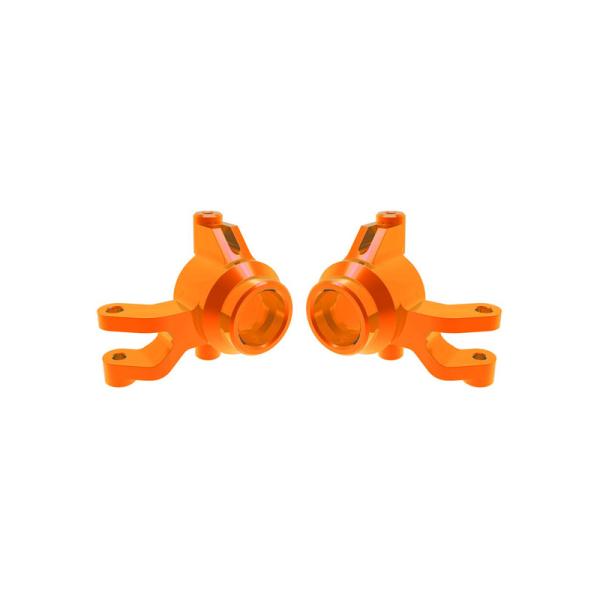 Traxxas těhlice přední hliníková oranžová (pár)