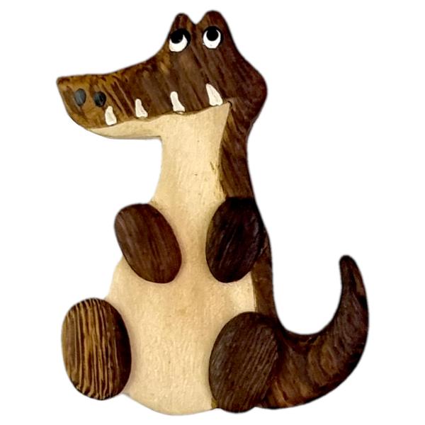 2Kids Toys Drevená magnetka veľká Krokodýl
