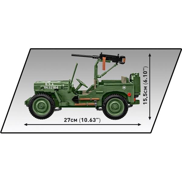 Cobi Willys MB 1:12, 1207 k