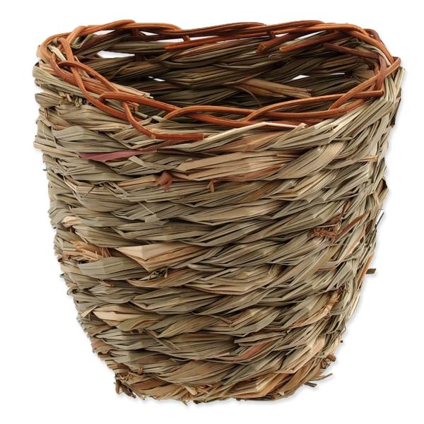 Hnízdo Small Animals Košík z trávy pletené 15x10x15cm