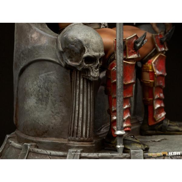 Iron Studios Mortal Kombat - Shao Khan Socha Deluxe Art Scale 1/10 (obrázek 3)