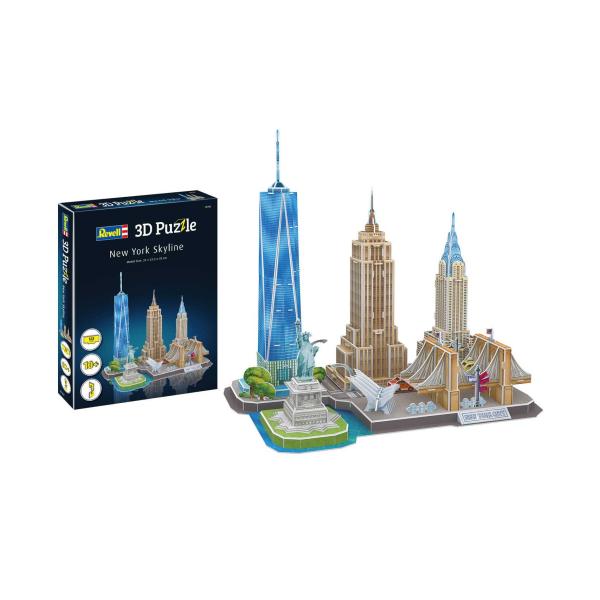 3D Puzzle REVELL 00142 - New York Skyline (obrázek 4)