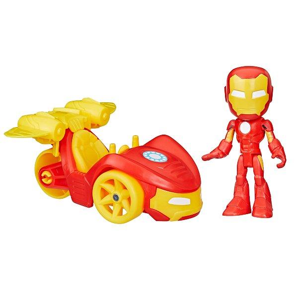 HASBRO - Spider-Man Spidey a jeho úžasní priatelia Základné vozidlo Iron Man