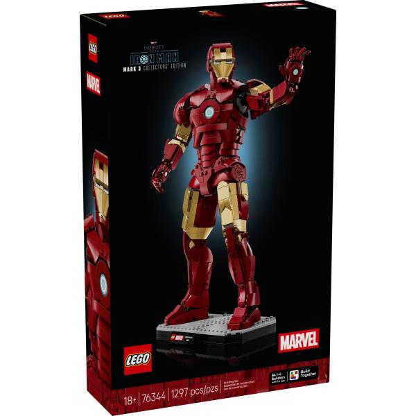 LEGO® Marvel 76344 Iron Man Mark 3: sběratelská edice (obrázek 3)