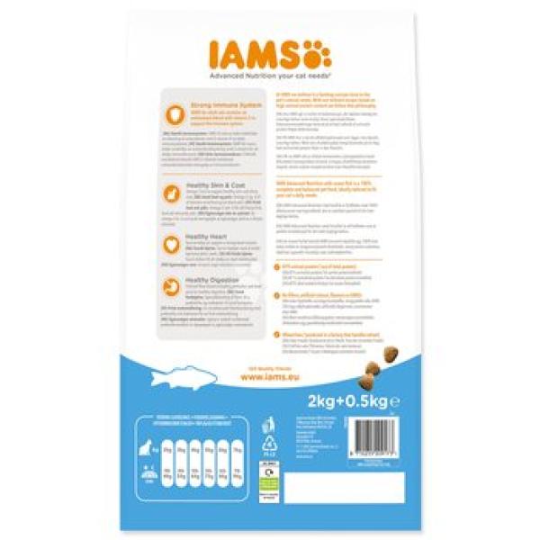 Krmivo IAMS Cat Adult Ocean Fish 2kg + 500g ZDARMA (obrázek 4)