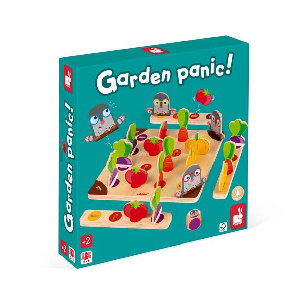 Janod Společenská hra pro děti Krtečci Garden panic 2+ (obrázek 5)