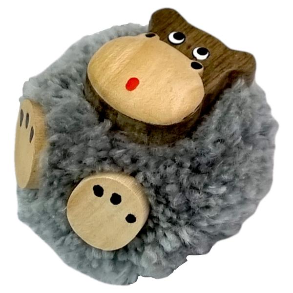 2Kids Toys Dřevěná magnetka velká pompon Hroch (obrázek 3)