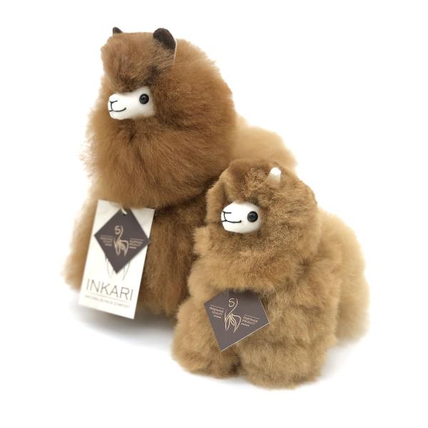 INKARI Plyšová hračka Alpaka Mini Hazelnut 15cm (obrázek 6)