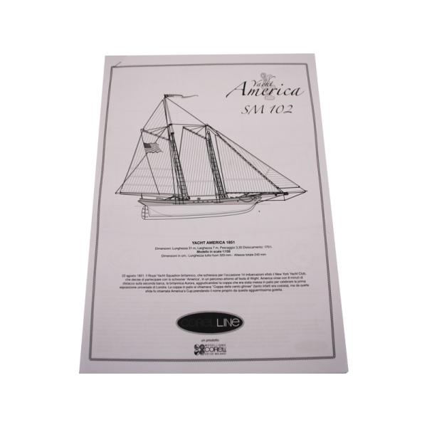 COREL America Yacht 1:155 kit (obrázek 10)