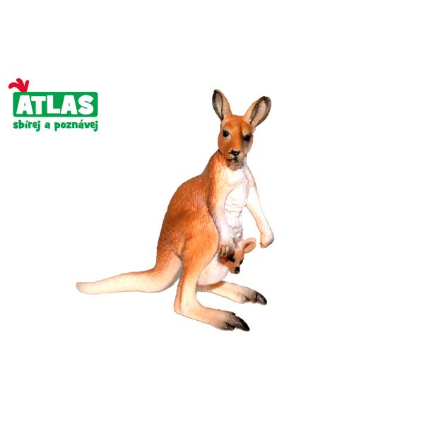 Figurka Klokan s mládětem, 9 cm