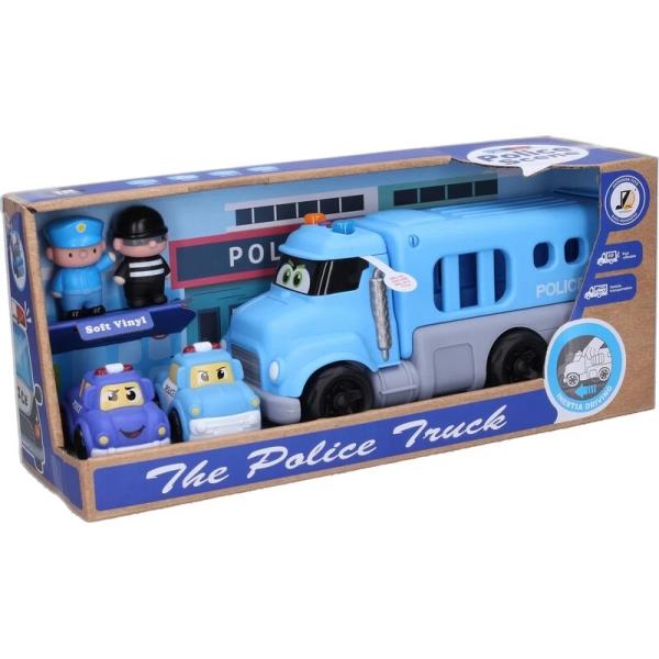 Auto policajní s efekty set 4ks