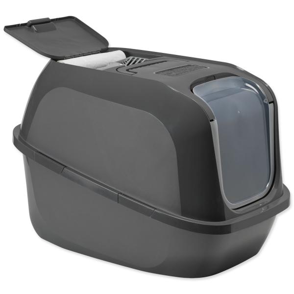 Toaleta Moderna Mega Deluxe 65,8x48,6x45,8 tmavě šedá (obrázek 5)