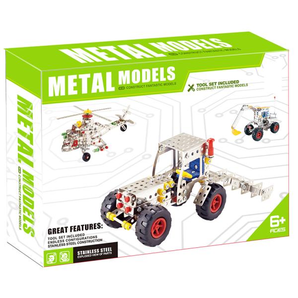 Kovová stavebnice 277 ks – Vlak