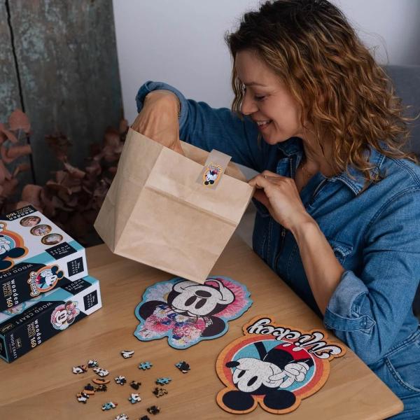 Trefl Dřevěné puzzle 160 dílků - Retro Mickey Mouse / Disney Mickey Mouse and Friends (obrázek 7)