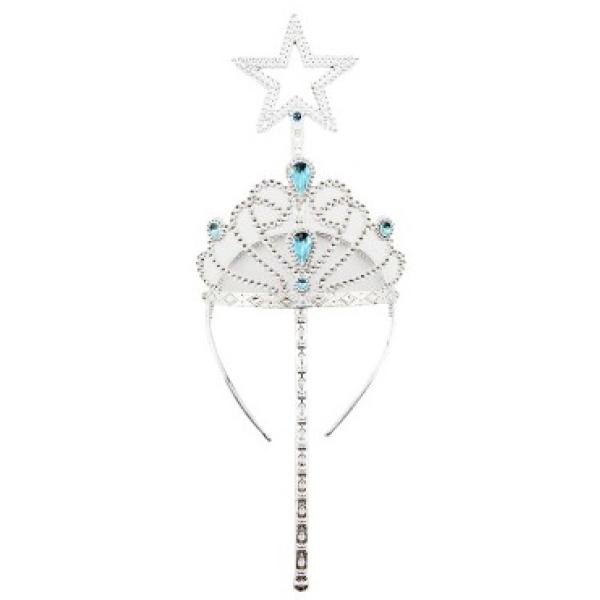 Sada krásy pro princezny korunka + hůlka 34cm