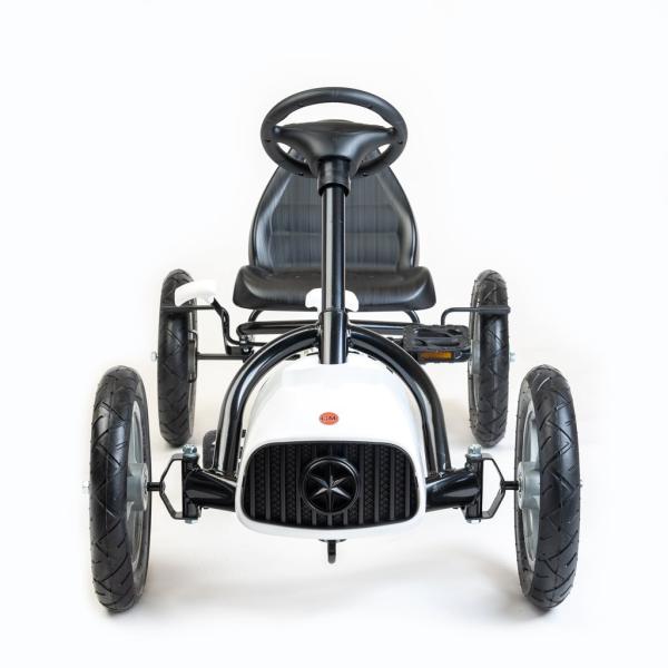 Dětská šlapací motokára Go-kart Baby Mix Buggy bílá (obrázek 3)