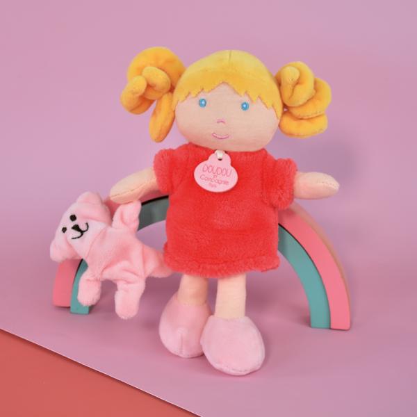 Doudou Jolijou Panenka Miss Coral 21 cm (obrázek 3)