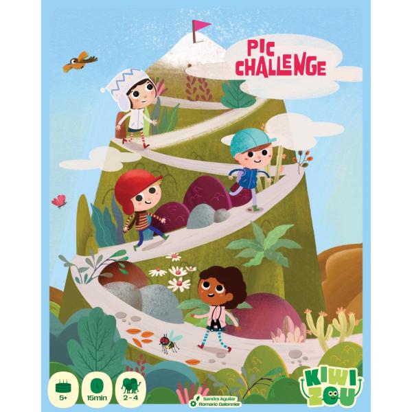 Blackrock Games Pic Challenge - Gioco Da Tavolo Per Bambini E Famiglia, Kiwizou Da 2 A 4 Giocatori, A Partire Dai 5 Anni, Gioco Di Corse Con Carte, Giochi Veloci E Strategici-image