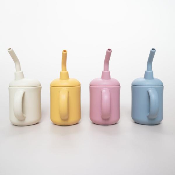 Silikonový hrnek 2v1, Old Pink (obrázek 4)