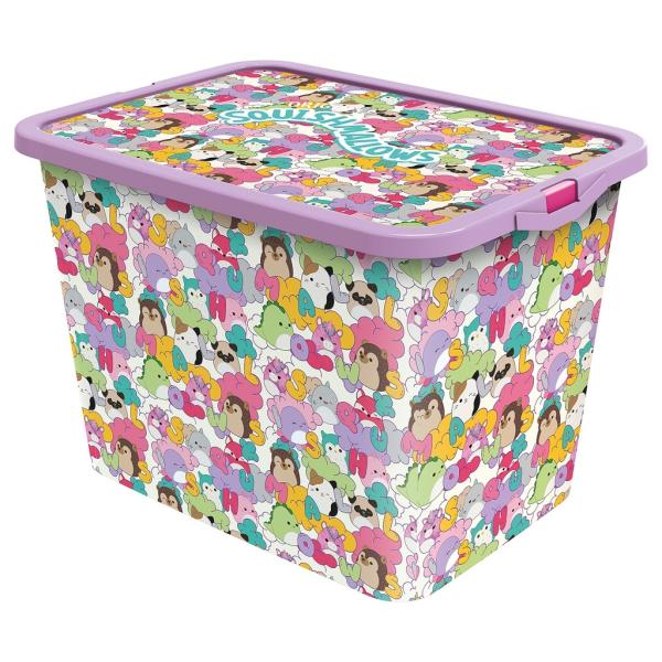 Squishmallows STOR úložný box s vekom - 23 L