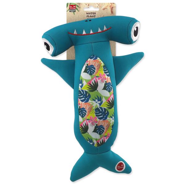 Hračka Dog Fantasy Water Float kladivák plávajúci s PET fľašou tyrkysová 33cm (obrázek 3)